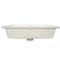 Novatto Shallow Rectangular Undermount White Porcelain Sink with Overflow, 20.5" x 16.25" NP-U193911 - alternate 4